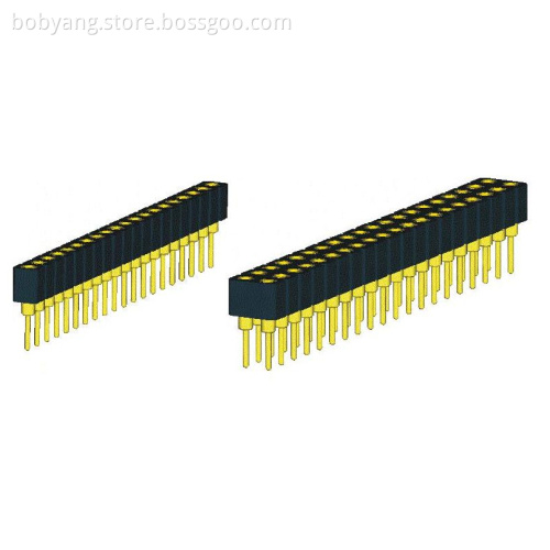 Machined Socket Connectors 2.0 mm Straight